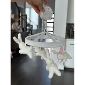 Pottery barn Bunny Knit Musical Crib Mobile